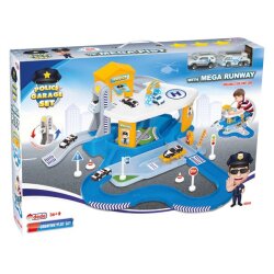 2 Katlı Polis Garaj Oyun Seti ve Mega Pist - 2