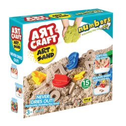 500 gr Artsand Numaralar Kurumayan Kum Seti - Art Craft