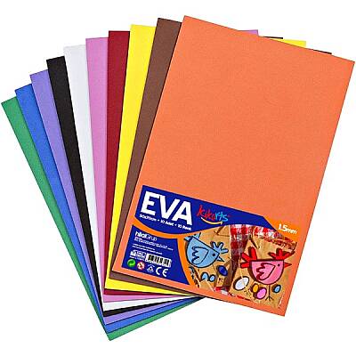 50x70 Eva Tabaka 10'lu-Karışık Renk - 1