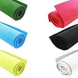 50x70 Keçe Rulo 24lü-Karışık Renkli - Kika