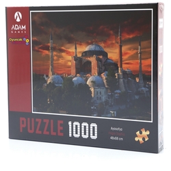 Adam Games Puzzle 1000 Parça Ayasofya Camii - Adam Games