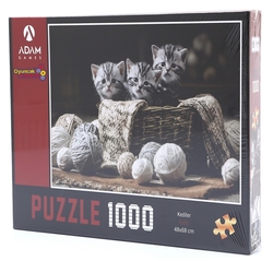 Adam Games Puzzle 1000 Parça Kediler - 1