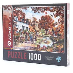 Adam Games Puzzle 1000 Parça Köyde Sonbahar - Adam Games