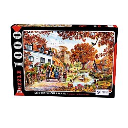 Adam Games Puzzle 1000 Parça Köyde Sonbahar - Adam Games
