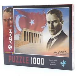 Adam Games Puzzle 1000 Parça Mustafa Kemal Atatürk - Adam Games