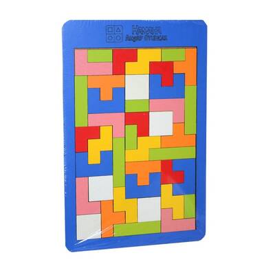 Ahşap Tetris Oyun Blokları 6mm - 1