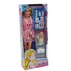 Aksesuarlı Oyuncak Doktor Bebek 29 Cm - Vardem Oyuncak