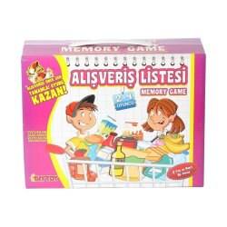 Alışveriş Listesi Memory Game 3+Yaş - Dıy Toy