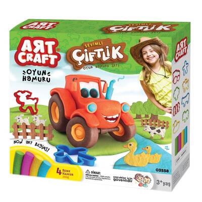 Art Craft Çiftlik Oyun Hamuru Seti 200 Gr - 1