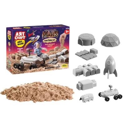 Art Craft Görevimiz Uzay Mars Kurumayan Kinetik Kum Oyun Seti 750 gr - 2