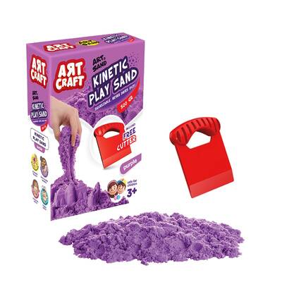 Art Craft Kinetik Oyun Kumu Mor 500 gr - 1