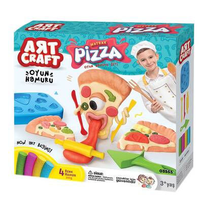 Art Craft Matrak Pizza Oyun Hamuru Seti 200 Gr - 1