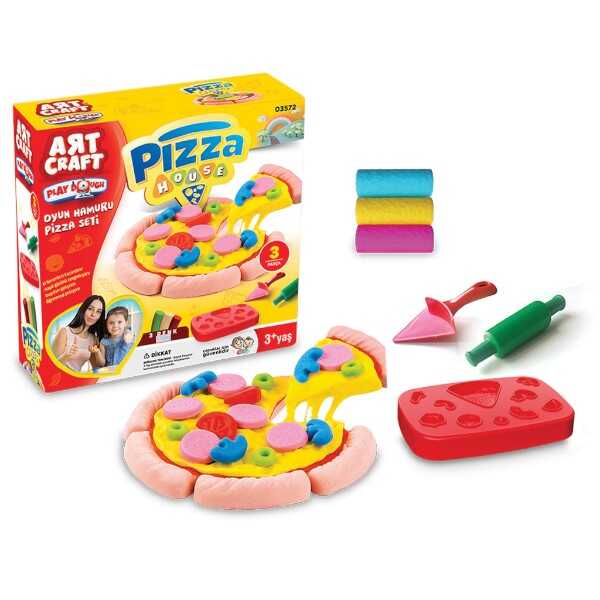 Art Craft Oyun Hamuru Pizza Seti Aksesuarlı