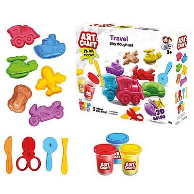 Art Craft Seyahat Araçları Oyun Hamur Seti 168 Gr - 1