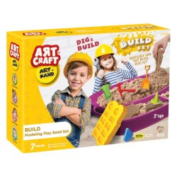 Art Sand İnşaat Kurumayan Oyun Kumu Seti 600 gr - Art Craft