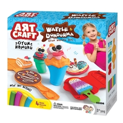 Artcraft Waffle Dondurma Oyun Hamur Seti 200 Gr - Art Craft