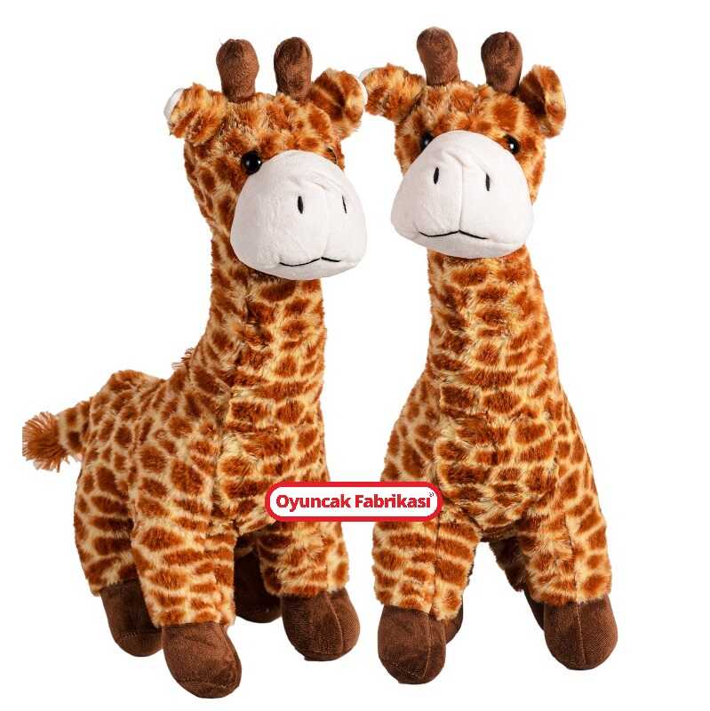 Ayakta Duran Oyuncak Peluş Zurafa 45 Cm