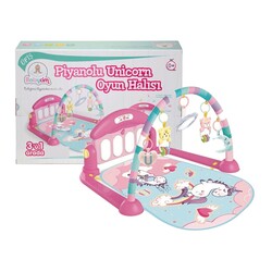 Babycim Pianolu Oyun Halısı Mantar/Unicorn/Balina - 1