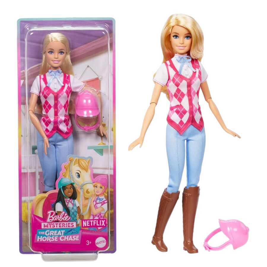 Barbie Binici Bebek - Malibu -barbie Mysteries: The Great Horse Chase Hxj38