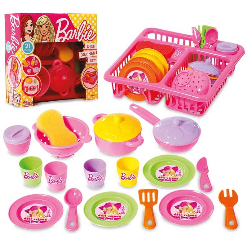 Barbie Bulaşık Yıkama Seti 21 Parça