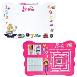 Barbie Eva Yazı Tahtası -Arka Yüzünde Eğitici Kavramlar - Utku