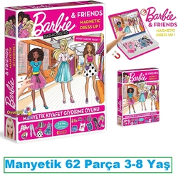 Barbie Fashionistas Manyetik Kıyafet Giydirme Oyunu 62 Parça 3-8 Yaş - 1