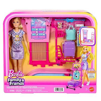 Barbie Malibu ve Bagaj Teslim Oyun Seti - 1