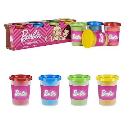 Barbie Oyun Hamuru 4'lü Paket (4X100 GR.) - 1
