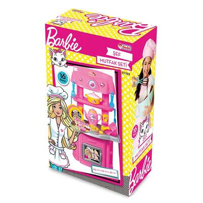 Barbie Oyuncak Şef Mutfak Seti 16 Parça - 2