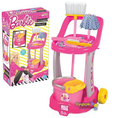 Barbie Temizlik Arabası - 1
