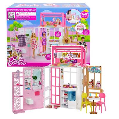 Barbie'nin Taşınabilir Portatif Evi HCD47 - 2