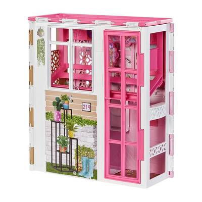Barbie'nin Taşınabilir Portatif Evi HCD47 - 3