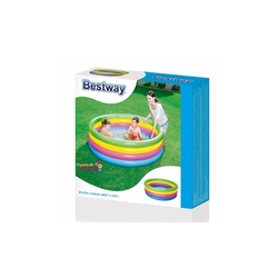 Bestway 51117 Şişme Çocuk Havuzu Dört Halkalı Renkli 157x46cm - 3