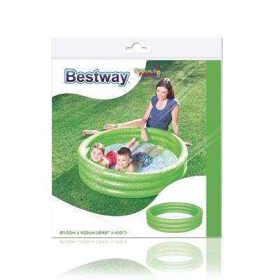 Bestway Bw 51024 Şişme Çocuk Havuzu 3 Boğumlu 102 X 25 Cm - 5