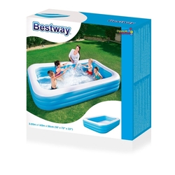 Bestway Dikdörtgen Büyük Şişme Aile Havuzu Seti BW54009 - 3