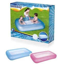 Bestway Şişme Tabanlı Dikdörtgen Şişme Bebek Havuzu BW-51115 - Bestway