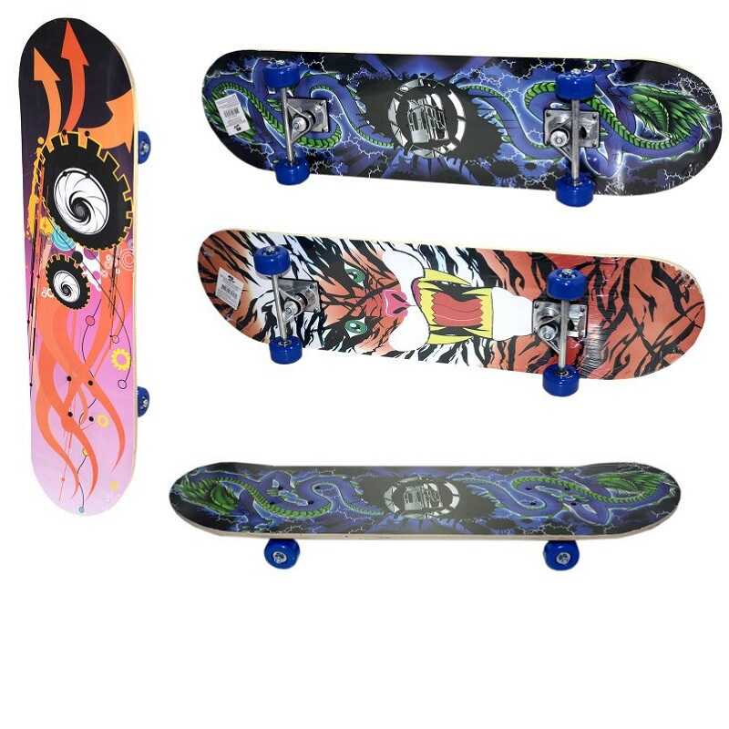 Ahşap Büyük Boy Kaykay Skateboard