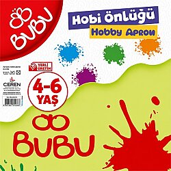 BU-BU Çocuk Boyama Önlüğü 4-6 Yaş Su Geçirmez Etkinlik ve Resim Önlüğü - BU-BU