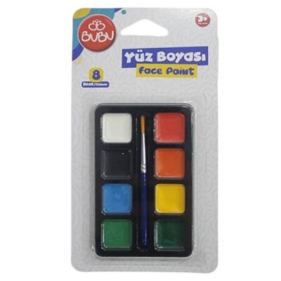 BU-BU YÜZ BOYASI 8 RENK (TABLET) - 1