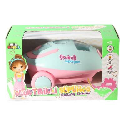 Büyük boy Oyuncak Elektrikli Süpürgesi Pilli Işıklı - 1