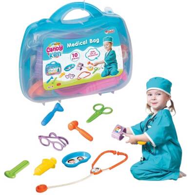 Candy Ken Oyuncak Doktor Çantası Seti 10 Parça - 1