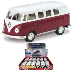 Çek Bırak Araba Kinsmart 1962 Volkswagen Classical Bus - Kinsmart