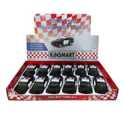 Çek Bırak Araba Kinsmart 2006 Ford Mustang GT Police - 2