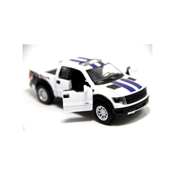 Çek Bırak Araba Kinsmart 2013 Ford F-150 SVT Raptor Super Crew Çizgili 1:46 - 2