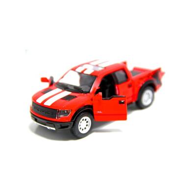 Çek Bırak Araba Kinsmart 2013 Ford F-150 SVT Raptor Super Crew Çizgili 1:46 - 6