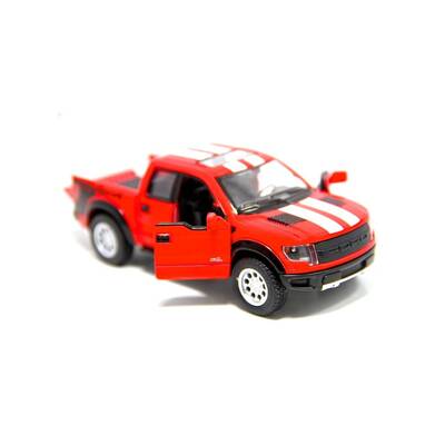 Çek Bırak Araba Kinsmart 2013 Ford F-150 SVT Raptor Super Crew Çizgili 1:46 - 7