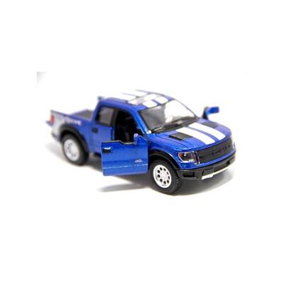 Çek Bırak Araba Kinsmart 2013 Ford F-150 SVT Raptor Super Crew Çizgili 1:46 - 8