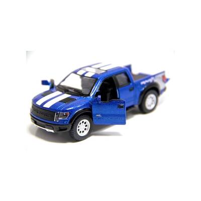 Çek Bırak Araba Kinsmart 2013 Ford F-150 SVT Raptor Super Crew Çizgili 1:46 - 9