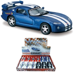Çek Bırak Araba Kinsmart Dodge Viper GTS-R Desenli - Kinsmart
