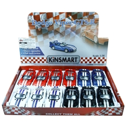 Çek Bırak Araba Kinsmart Dodge Viper GTS-R Desenli - 2